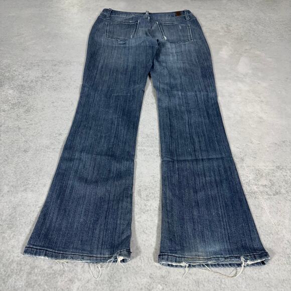 Simply Vera Vera Wang Bootcut Jeans Dark Wash Faded - Size: 4 - Picture 10 of 10